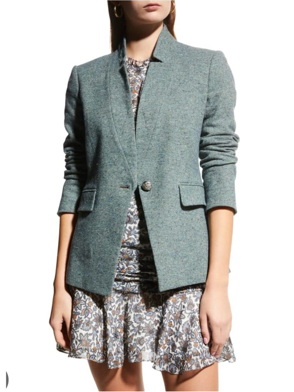 Veronica Beard Orchid Single Button Dickey Blazer 4